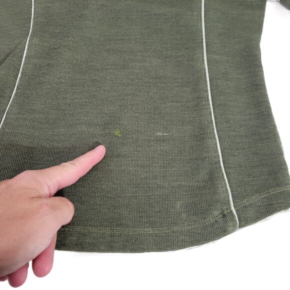 prAna Women's‎ 1/4 Button Up Henley Hoodie Size Small - Picture 7 of 10